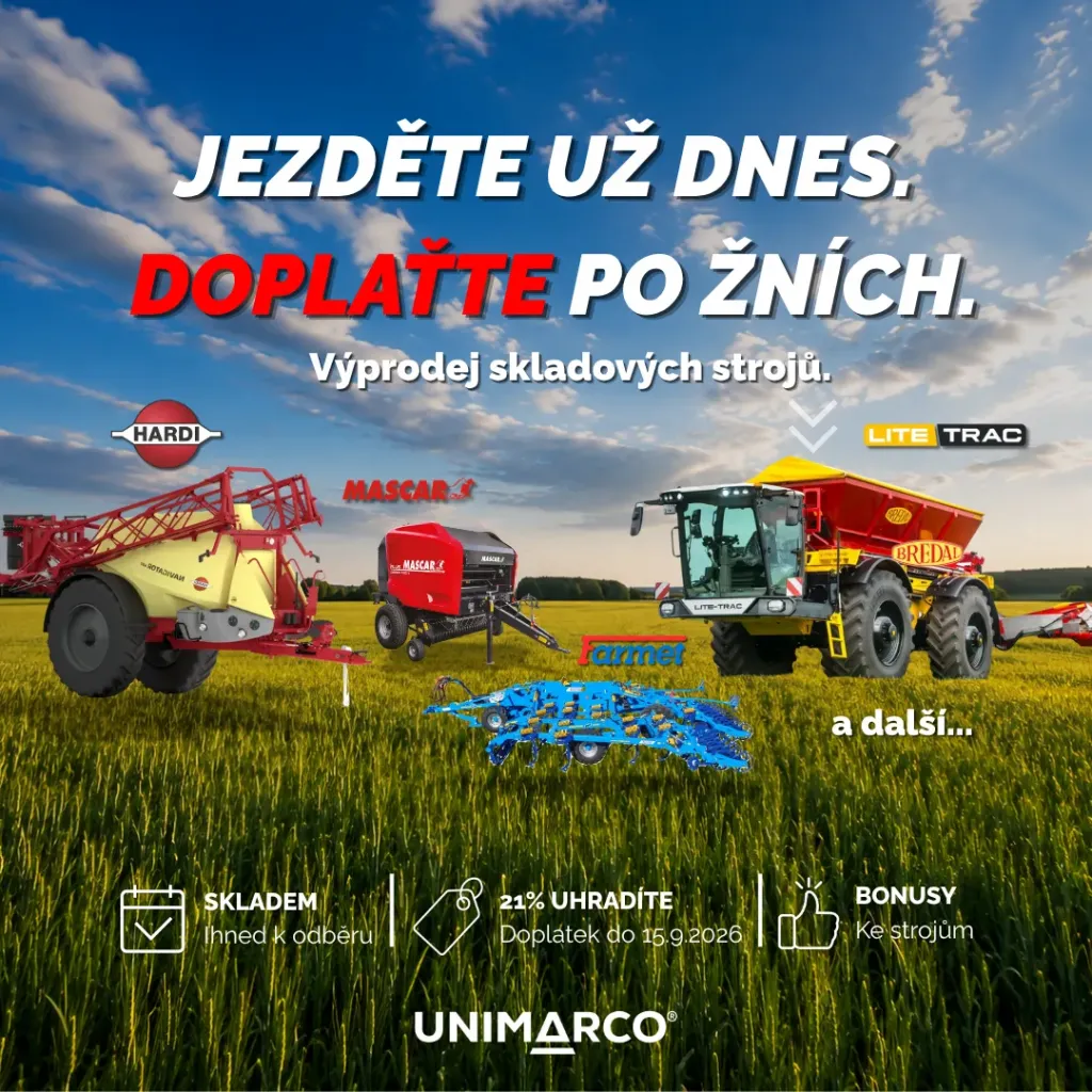 JEZDĚTE UŽ DNES. DOPLAŤTE PO ŽNÍCH.