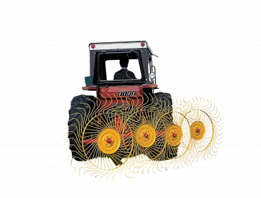 Nesený jednořadý paprskový shrnovač Sitrex RP/4 RH